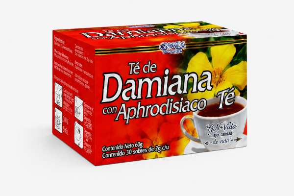 té de damiana con aphrodisiaco